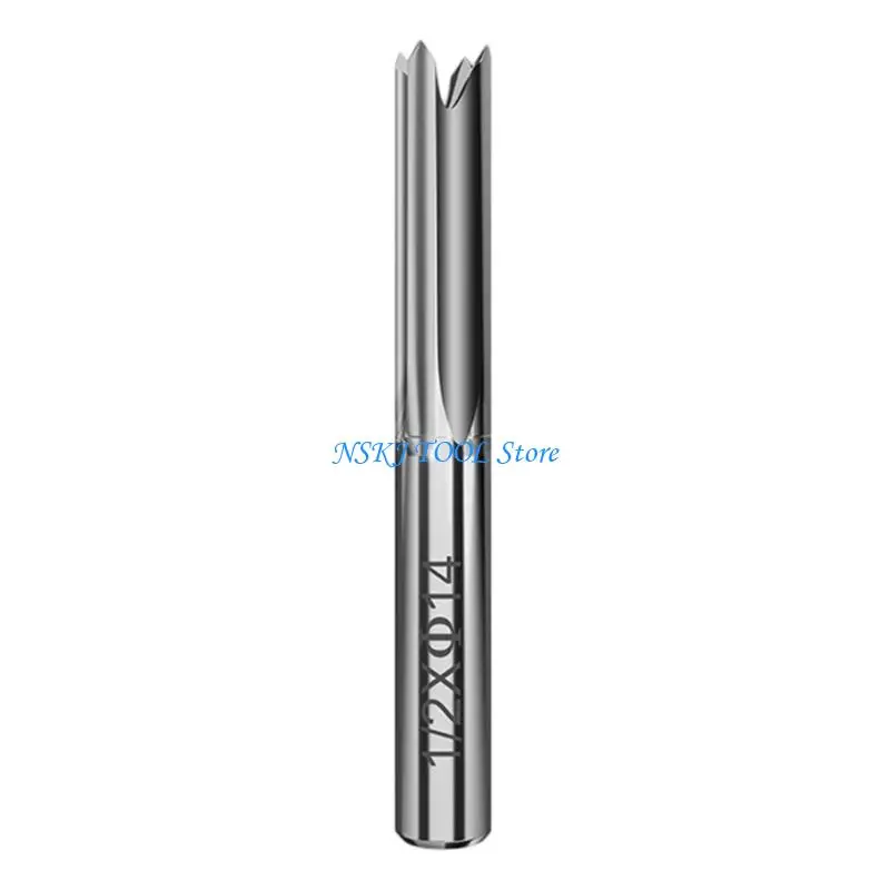 L8RC Durability Bearing Steel 4Flute Woodworking Routers Bit Mortise For Professional Carpenters DIY Enthusiasts 6-14MM