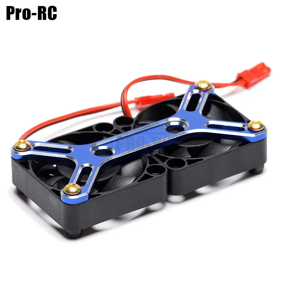 1Set 4985 / 1717 Penutup Kipas Pendingin Motor Pendingin Paduan Aluminium & Plastik untuk TRAXXAS 1/5 X-MAXX XMaxx 6S 8S ARRMA 6S 8S