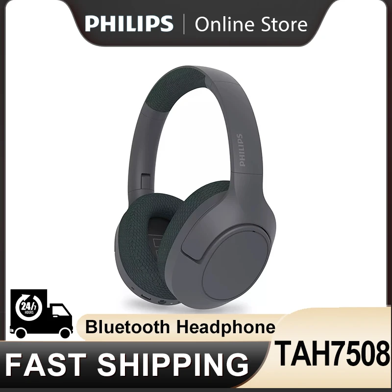سماعات رأس لاسلكية ، بلوتوث ، سماعة أذن فوق الأذن ، ستيريو HiFi ، استعداد طويل ، ركض رياضي ، سماعة ميكروفون عالية الدقة ، جديدة