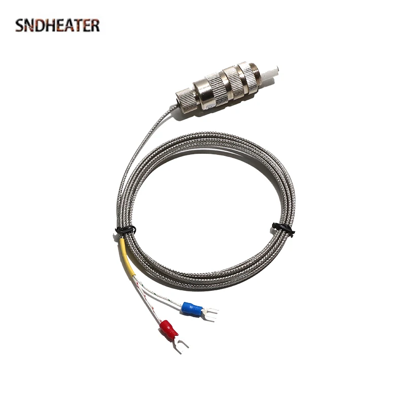 

SNDHEATER K Тип E Тестовый зонд для обнаружения высокой температуры термопары 16/20x1,5 мм Резьба 60 мм 80 мм Длина WREM-201/301