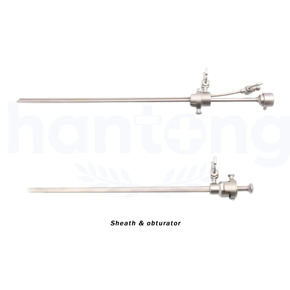 Surgical Hysteroscopy Set Gynecology Full Set 3mm 4mm 30°Portable Rigid Hysteroscope Lens Uteroscope Operate Sheath with Channel