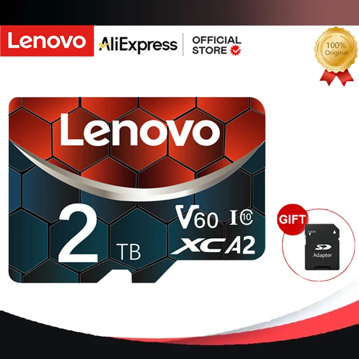 Original Lenovo 2TB 1TB UHS-I 128GB Memory Card 1TB Micro TF SD Card TF Flash Card 256GB 512GB SD Card For Camera/Phone/Ps4