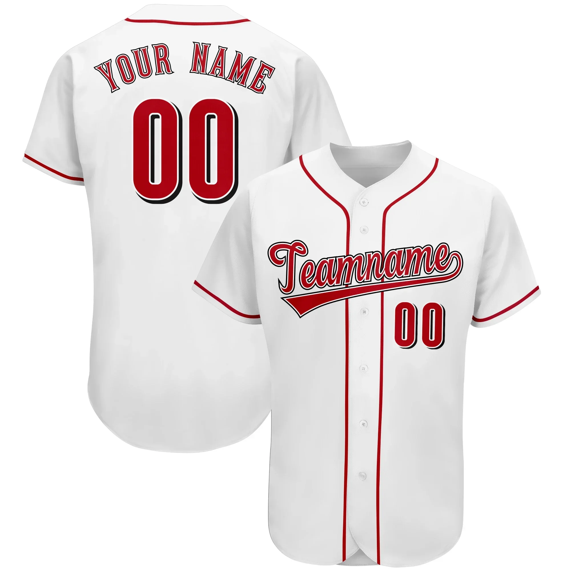 Personalize camisa de beisebol impressão nome/número treinamento macio ativo qualquer cor uniforme de softball para adultos/crianças ao ar livre tamanho grande