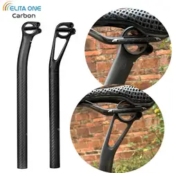 elitaone Bicycle Seat post Carbon Setback 25mm/20mm MTB/Road bike seatpost 27.2/30.9/31.6mm
