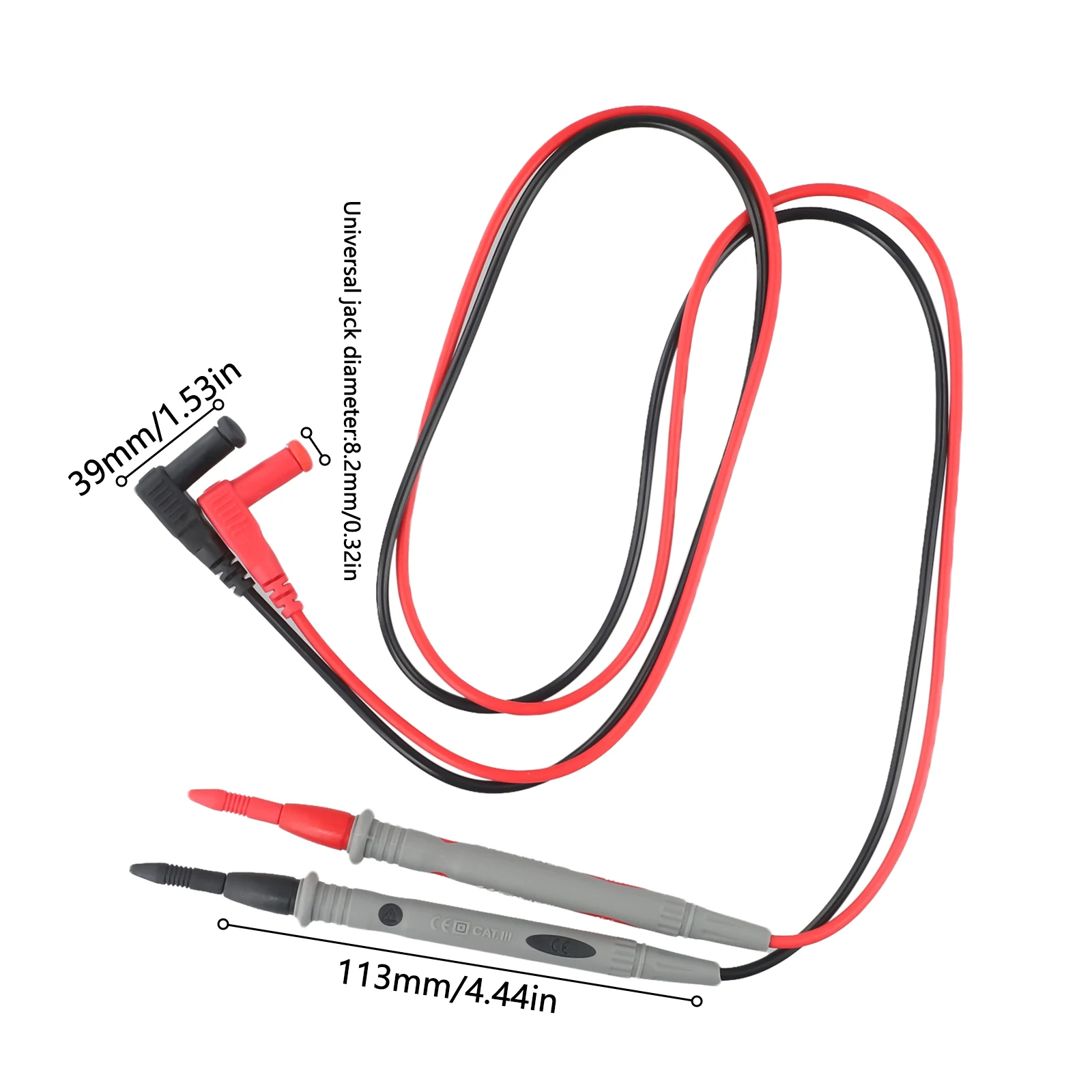 10A Multimeter Pen Line Accessories Multimeter Probe Replacement Test Instrument Pen 1000V High Quality Practical