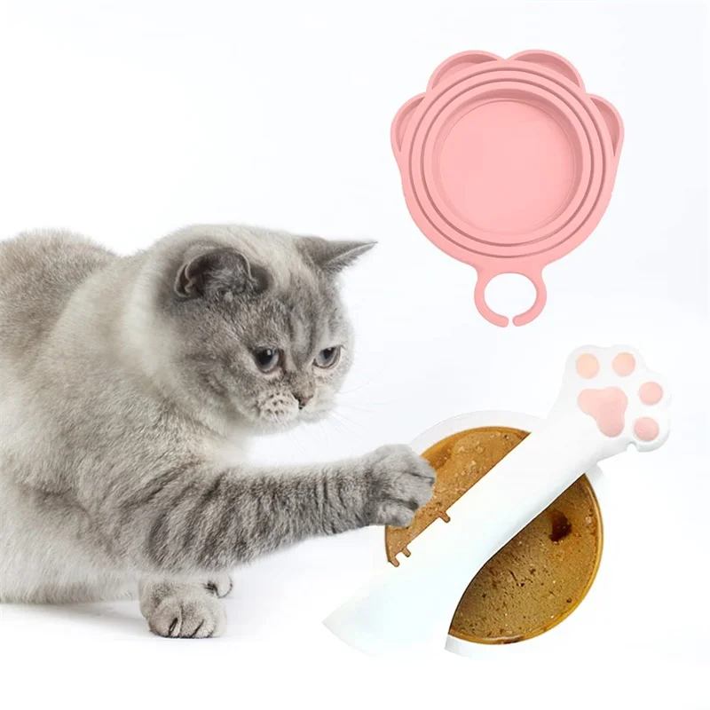 Multifunction Pet Can Spoon Jar Opener Feeding Cat Shovel Puppy Mixing Wet Dry Scoop Cat Dog Accessories Feeder Pets Tableware