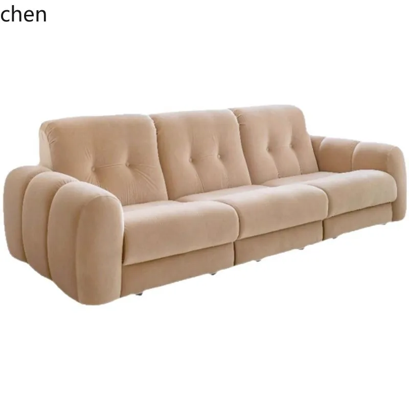 ZML Minimalist Home Living Room Two or Three Seater Fabric Combination Simple Modern Single Leisure Sofa