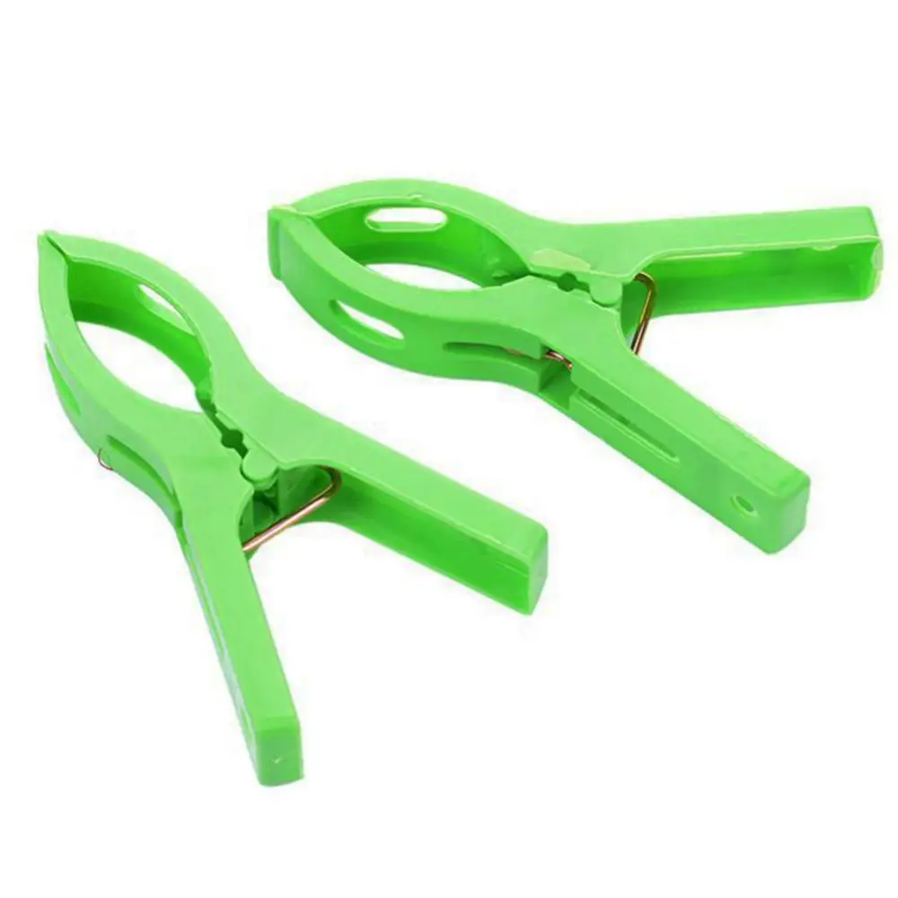 Non-slip Clips 8Pcs Clothes Drying Bath Towel Quilt Clamp Hanger Large Spring Clips