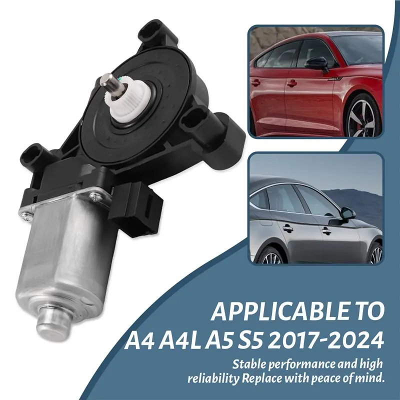 A95E-Front Left Power Window Lift Motor 8W0959801 8W0959811 (Front Left = Rear Left ) For A4 A4L A5 S5 2017-2024