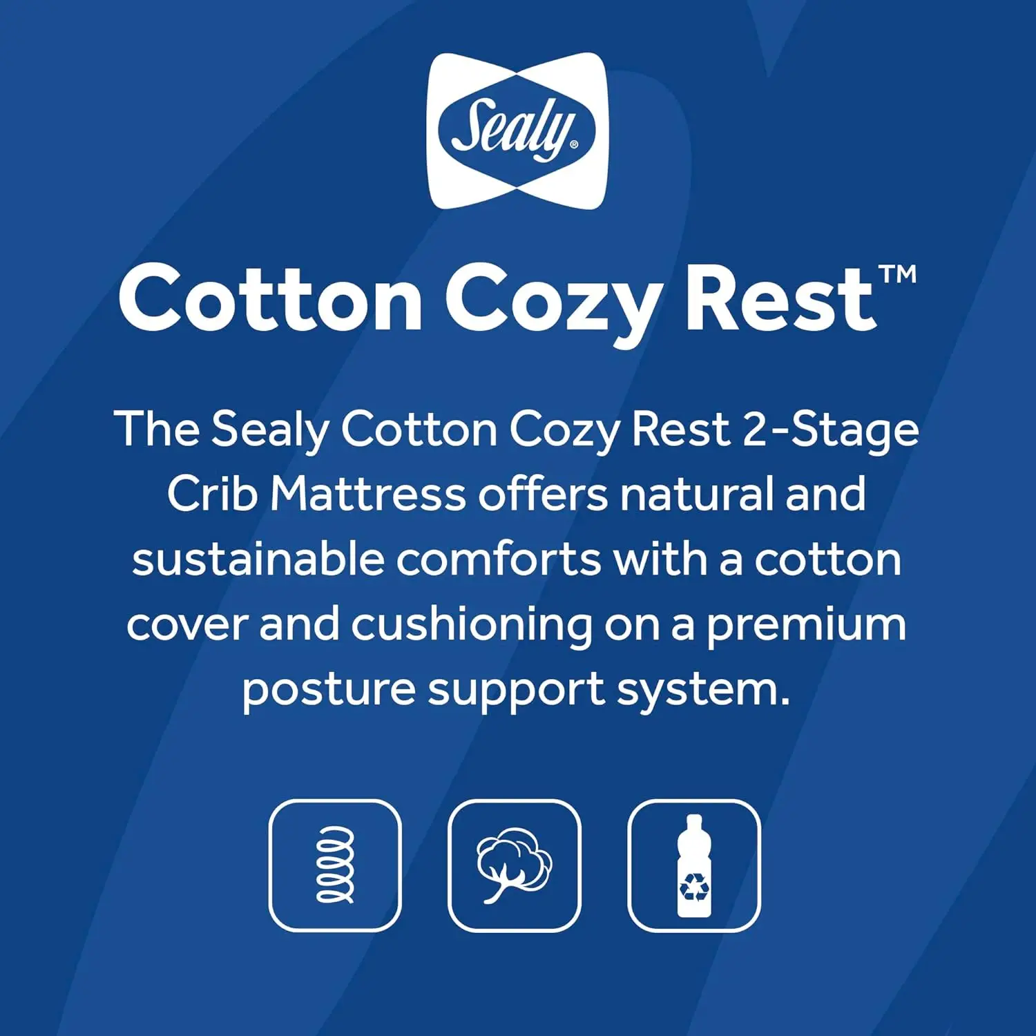 ผ้าฝ้ายเด็ก Cozy Rest ผ้าฝ้ายระบายอากาศ 2 ขั้นตอน Dual Firmness กันน้ําที่นอนเปลเด็กและที่นอนเด็กวัยหัดเดิน,204 พรีเมี่ยม