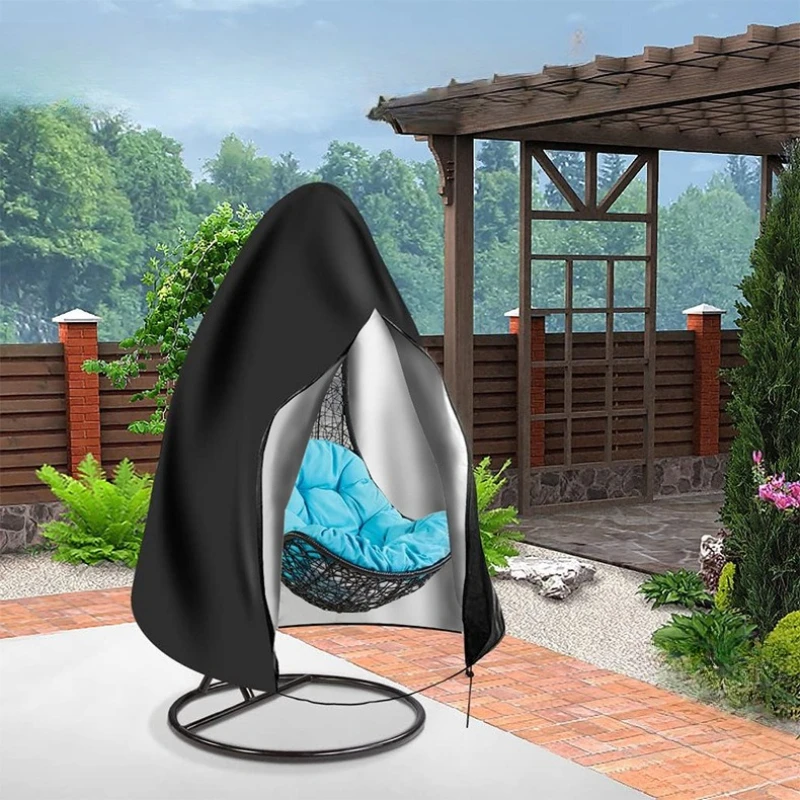 

Чехол для подвесного кресла-кокона, защита от УФ-излучения, всепогодный, водонепроницаемый, для садовых качелей, большой чехол для садового кресла-качалки