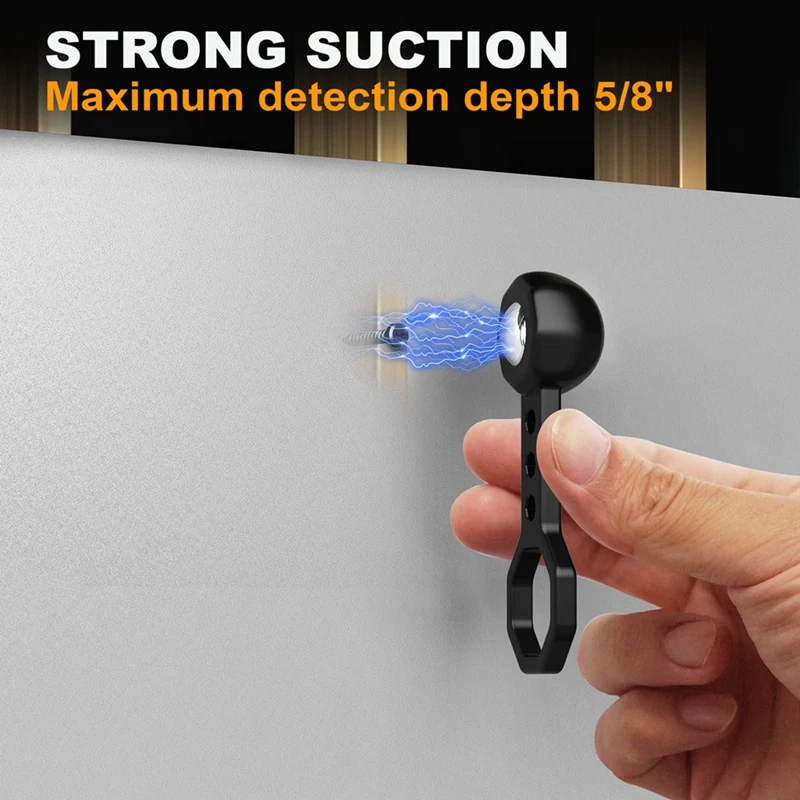 Stud Finder Wall Scanner,Magnetic Metal And Studs Detection, Stud Detector With Strong Suction In Drywall, 2 Pack