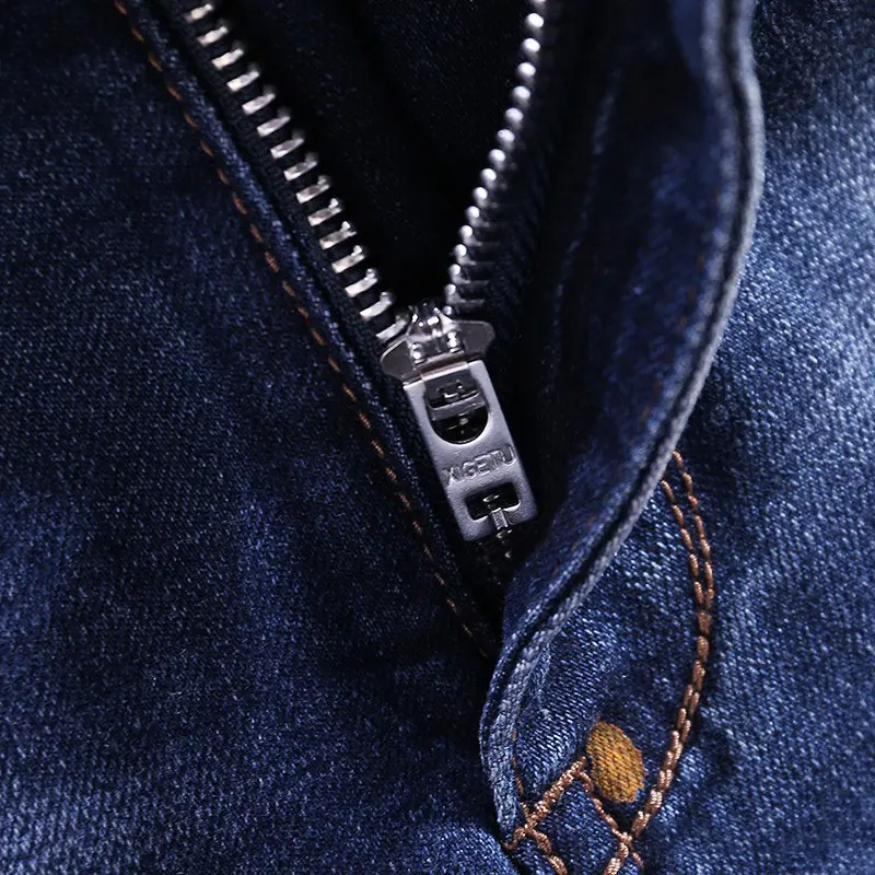Street Fashion Men Jeans High Quality Retro Blue Stretch Slim Fit Patched Ripped Jeans Men Painted Designer Vintage Denim Pants