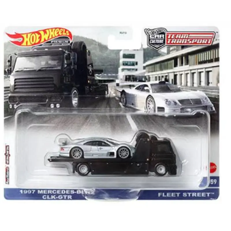 Hot Wheels Premium Team Transport 1/64 Miniature Mercedes-Benz HotWheels Diecast  Model Car Hoteelws Hotweheels Cart Hot Wells