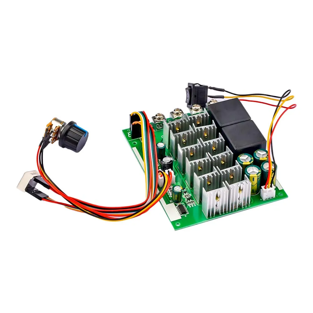 DC 10-55V DC Motor Speed Controller 60A PWM Controller forward reversal 0~100% adjustable RC Reverse Control Switch