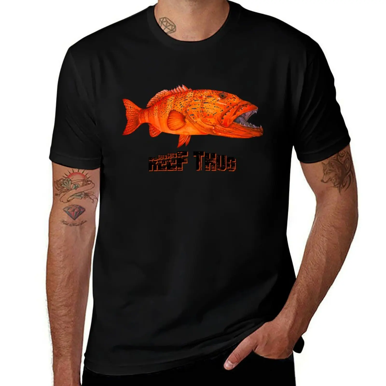 Coral Trout T-Shirt Basic Casual Wear Short Sleeve Top T-Shirt