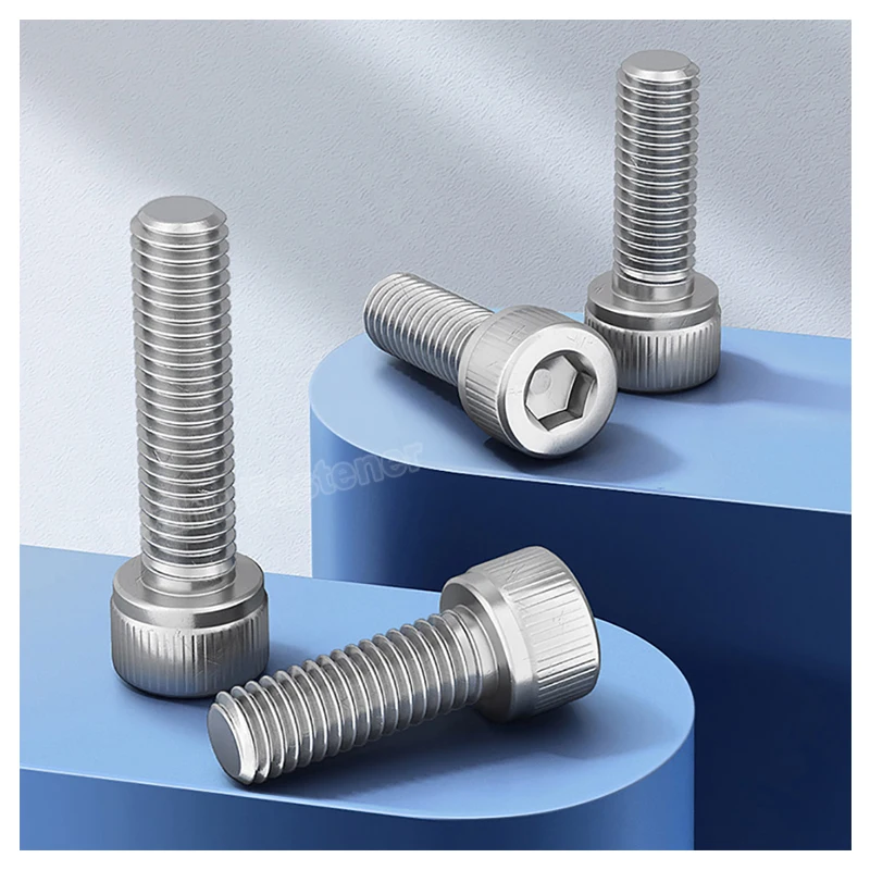 1pcs Left Hand Thread M6 M8 M10 M12 A2-70 304 Stainless Steel Allen Hexagon Hex Socket Cap Head Screw Bolt DIN912 Machine Screws