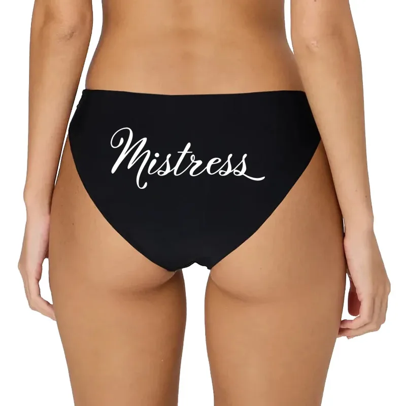 Mistress Funny Letters Cotton Underwear Sexy Lingeries For Women Cute Girl Briefs Female Soft Hot Underwear Ladies Underpants - view 2