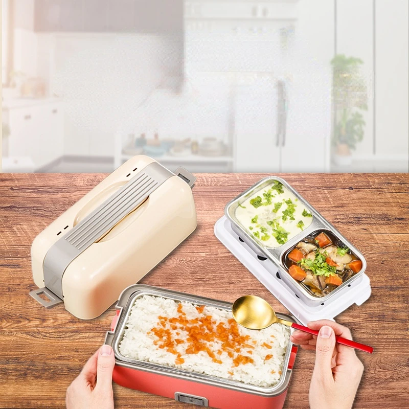 High-value Electric Lunch Box Portable Heat Preservation Bento Box Can Be Plugged Into The Electric Cooking Meal Heating Box