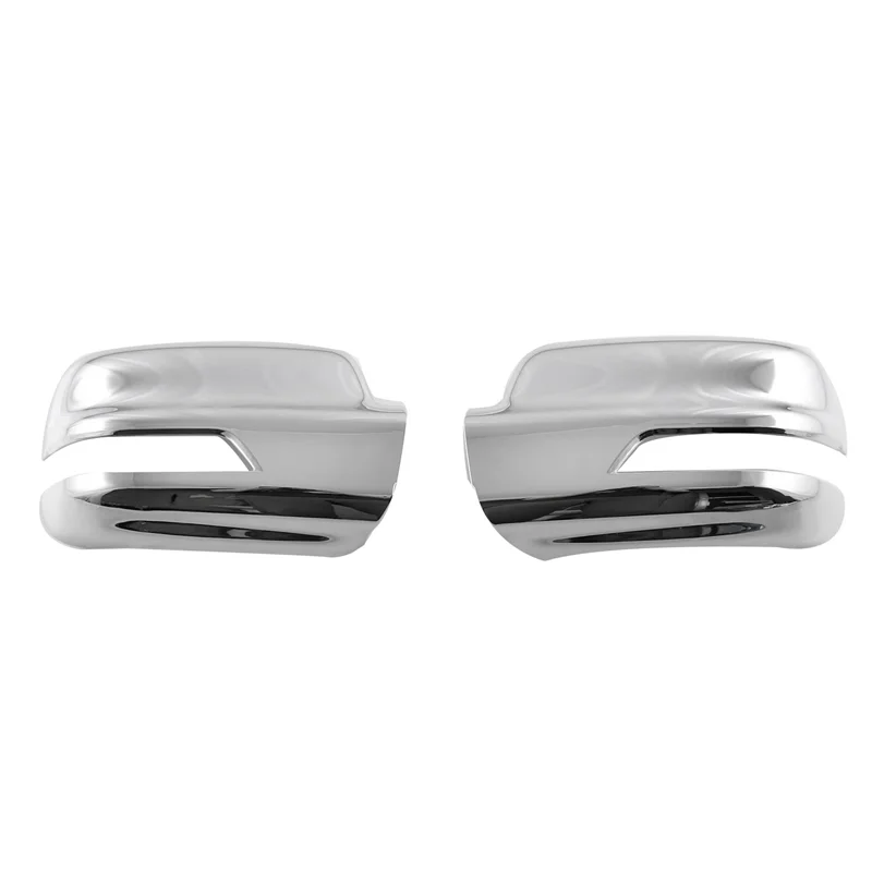 1Pair Car Rearview Mirror Cover Trim for Dodge Ram 1500 TRX T-Rex 2023 Side Wing Rear Mirror Caps Silver Plating