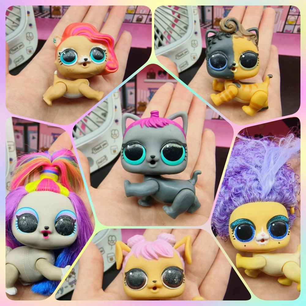 LOL Doll's Pets Super Mini Cute Pet Doll Girls DIY ألعاب قابلة للجمع هدية عيد ميلاد للأطفال