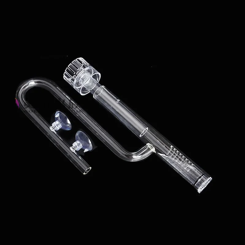 13mm 17mm aquarium water Glass pipe lily poppy peony spin surface skimmer inflow outflow plant tank filter ADA quality mini nano