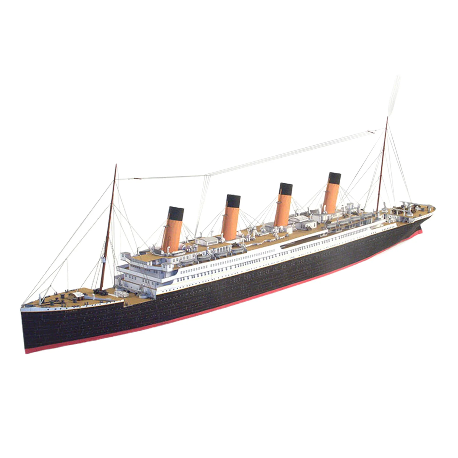 3D 1/400 Titanic Ship Assemble Paper Model Kit Game Toy Collectables Home Decoration Ornaments Gifts