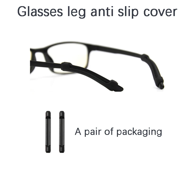 Silicone Glasses Anti-slip Sleeves Temple Tip Holder Eyeglasses Grip Anti Slip Ear Hook Eyeglass Eye Glasses Eyewear  안경다리 view 5