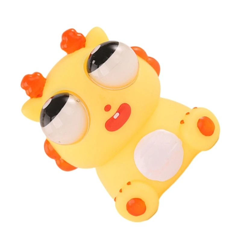 Anti-Stress Squeezable ของเล่น Eye-Popping Dragon Decompression Fidgets บีบของเล่นสำหรับเด็กนักเรียนความวิตกกังวล Sensory