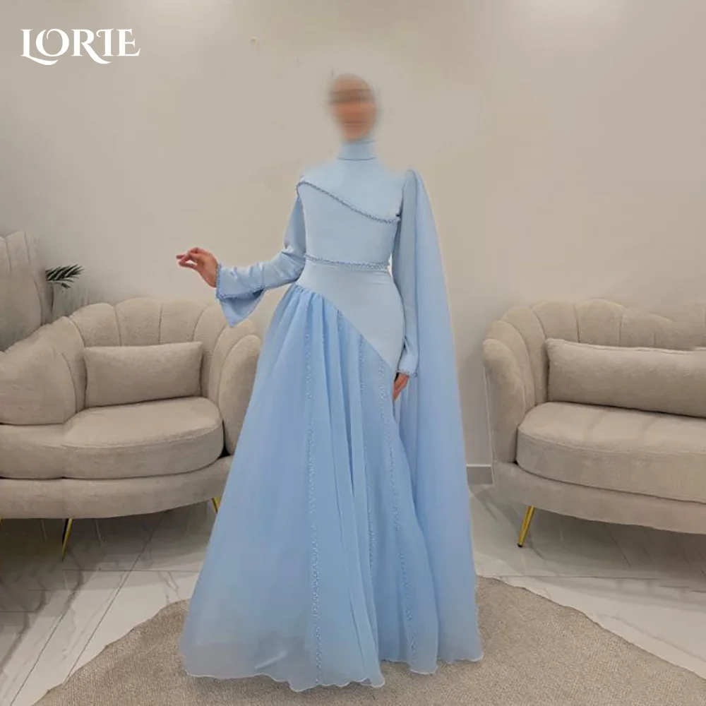 Sukienka wieczorowa LORIE, koronkowa, w stylu saudyjskim, z odkrytymi ramionami, wysokim rozcięciem, o kroju litery A, sukienka na studniówkę, szyfonowa, iluzoryczna suknia na imprezę, do klubu, szyta na miarę.