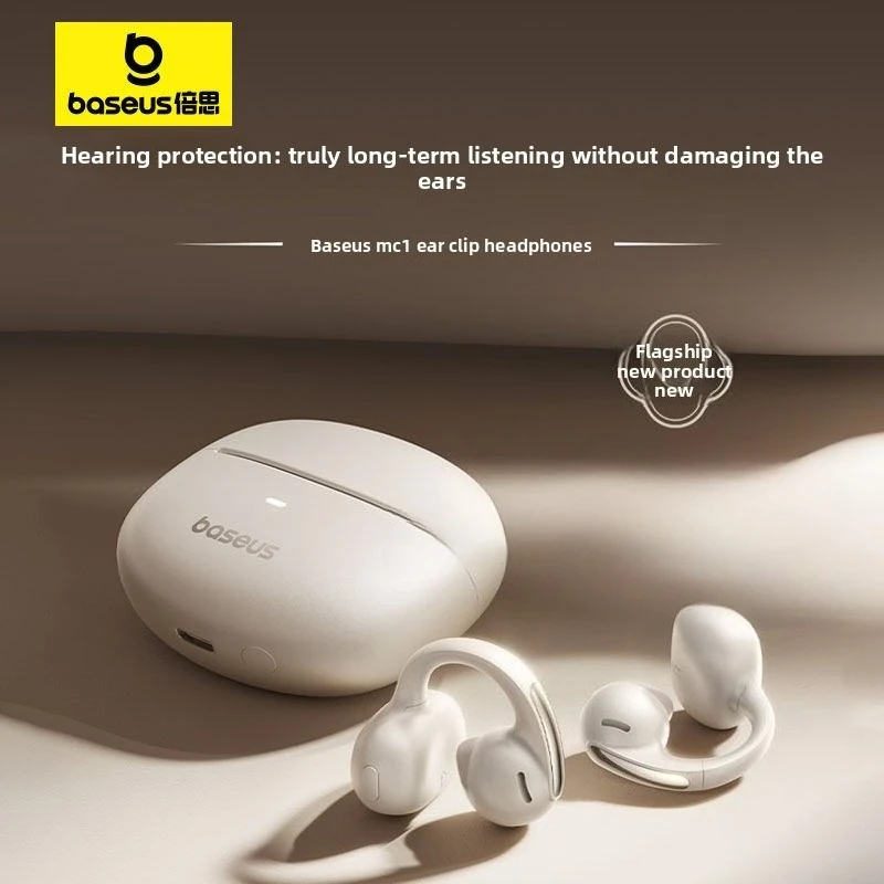 

BASEUS MC1 Little Cloud Ear Clip Bluetooth Earbuds New Open Wireless Sports Running Music Noise Reduction Earphones