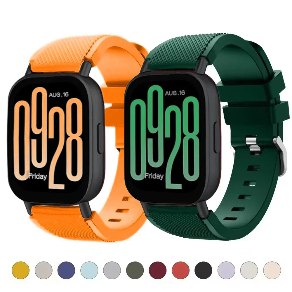 Silikonarmband für Redmi Watch 5 Active 5 Lite 22 mm Ersatzgürtelzubehör Sportarmband Correa Redmi Watch 5 Active Band