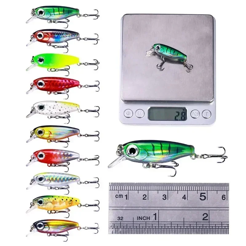 Fresh Water Plastic Mini Milo Fake Lures Slow Sink Hanging Lures Sturdy Durable Road Lures New2024 Fishing Lure Set Carp Fishing