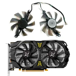 Nuevo ventilador de GPU de 4 pines, accesorios de repuesto RX580, 85MM, 75MM, adecuado para PELADN RX580, 8GB, 256bit, 2048SP, GDDR5, refrigeración de tarjeta gráfica