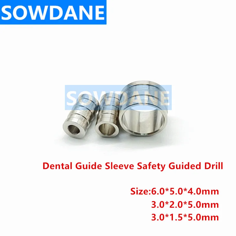 

New Dental Guide Sleeve Guided Ring External Irrigation Depth Implant Universal Type Sizes