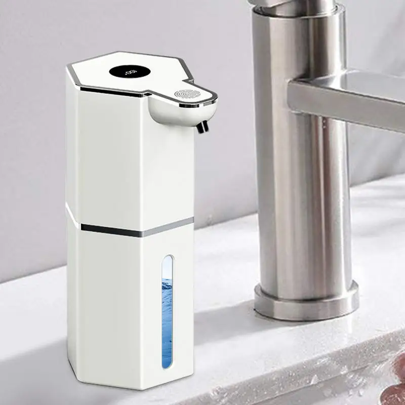 Automatic Liquid Soap Dispensers Bathroom Waterproof Smart Washing Hand Machine 4 Level Adjustable Wall-Mounted Touchless