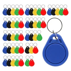 100Pcs NFC 215 NFC Card Tag ISO/IEC 14443 A RFID keyfob Proximity Smart Chip 504 bytes for NFC Phones Forum Type2