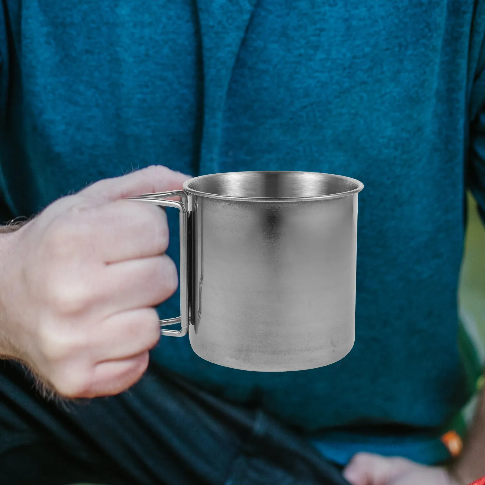 

Stainless Steel Cup Camping Cup Camping Mug Portable Collapsible H Coffee Tea Drink Glass Metal Cups Outdoor