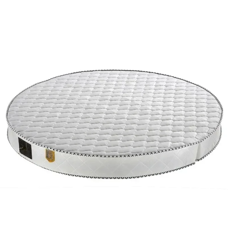 

Wholesale Spring Round Mattress Folding Double 2m 2.2m Round Hard Brown Mattress, Thickened, Latex Soft Mattress Simone