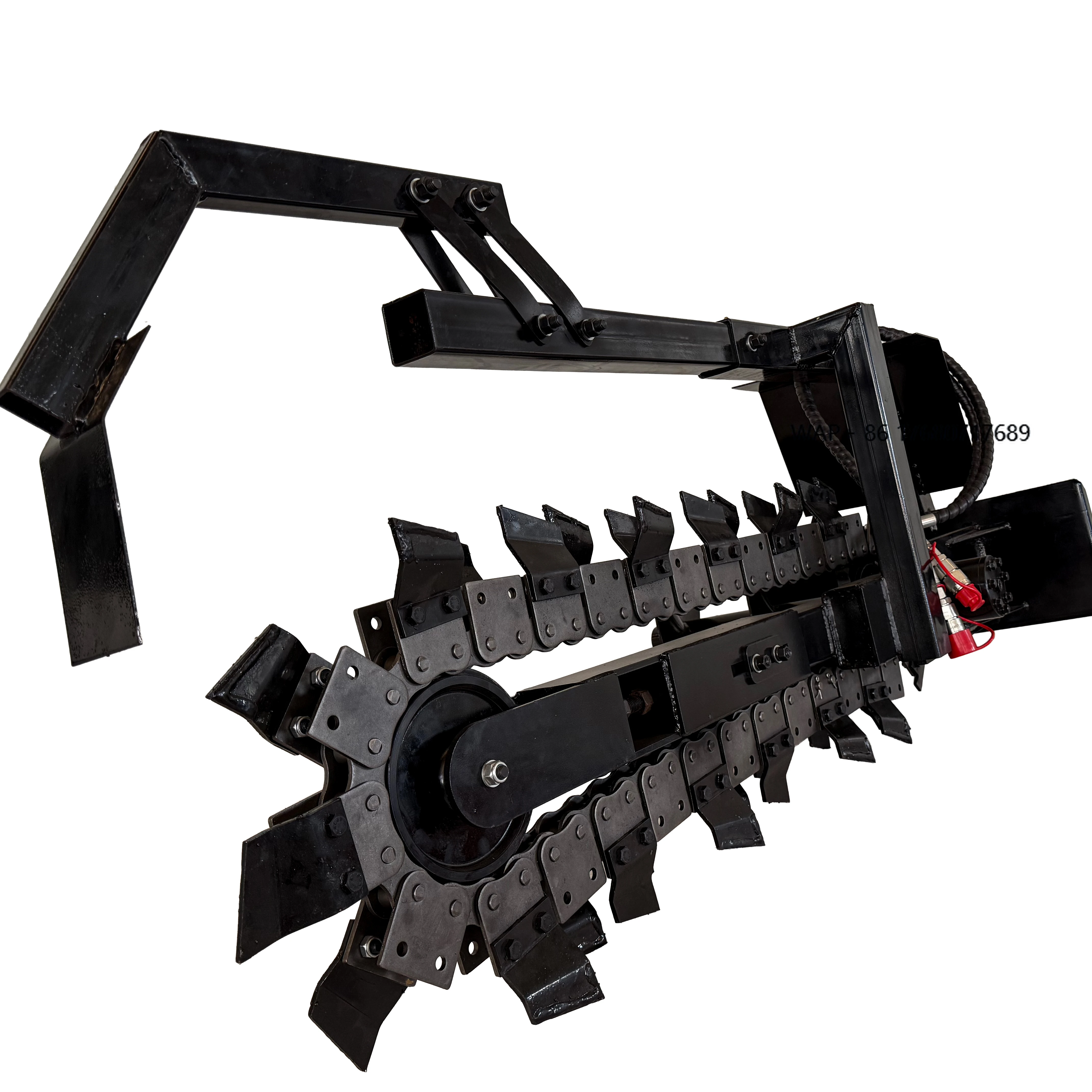 High Speed Ditching Machine Factory Direct Sale Chain Trencher New Engine Trencher Chain Trencher for Pipeline Laying