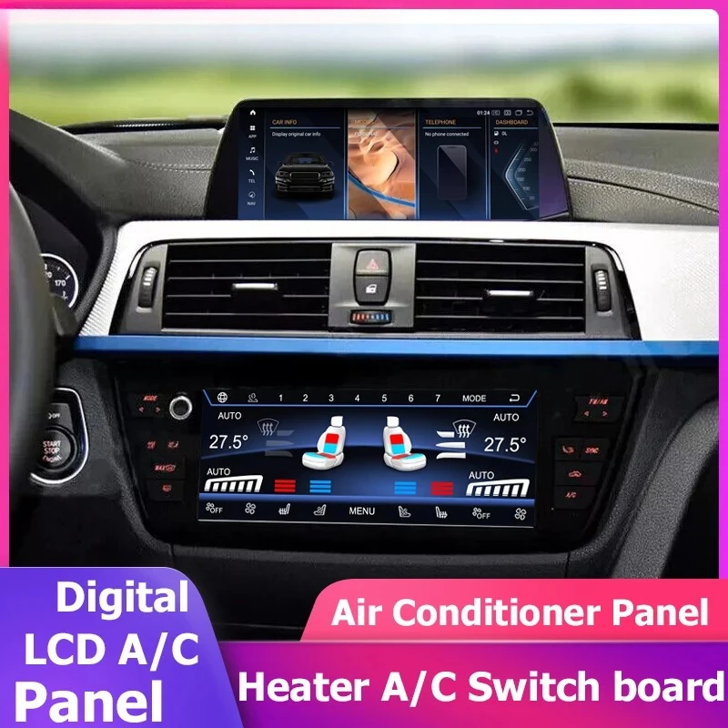 8.8''Inch Digital A/C Heater Climate Control Switch Panel For BMW 3 4 Series M3 M4 F30 F31 F32 F34 F35 F36 Air Conditioner Board
