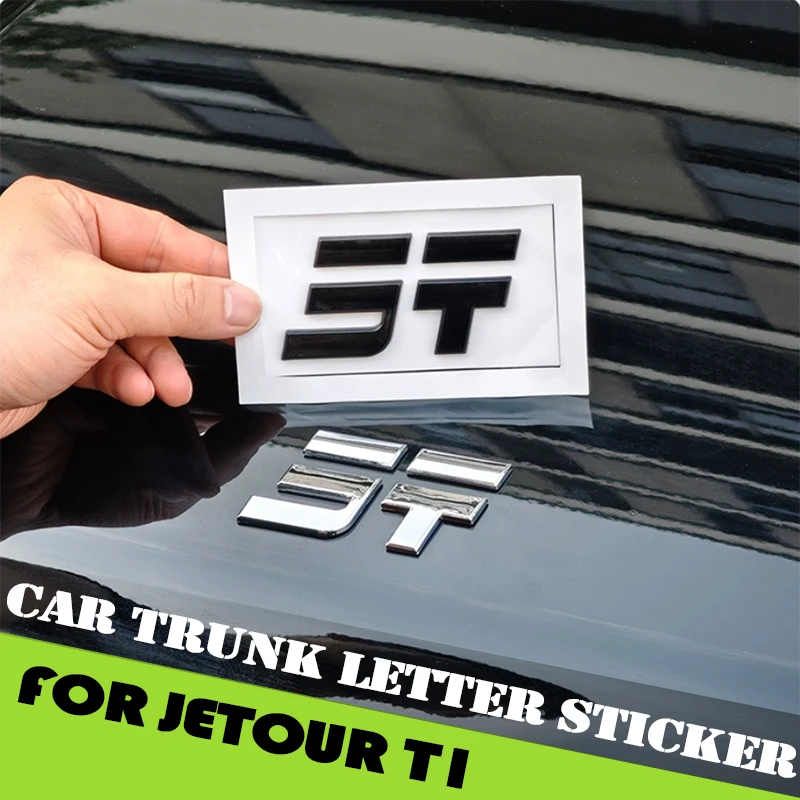 

Fit for Jetour Shanhai T1 2024 2025 Auto Hood Logo Sticker Modification Car Exterior Accessories Car Trunk Letter Sticker