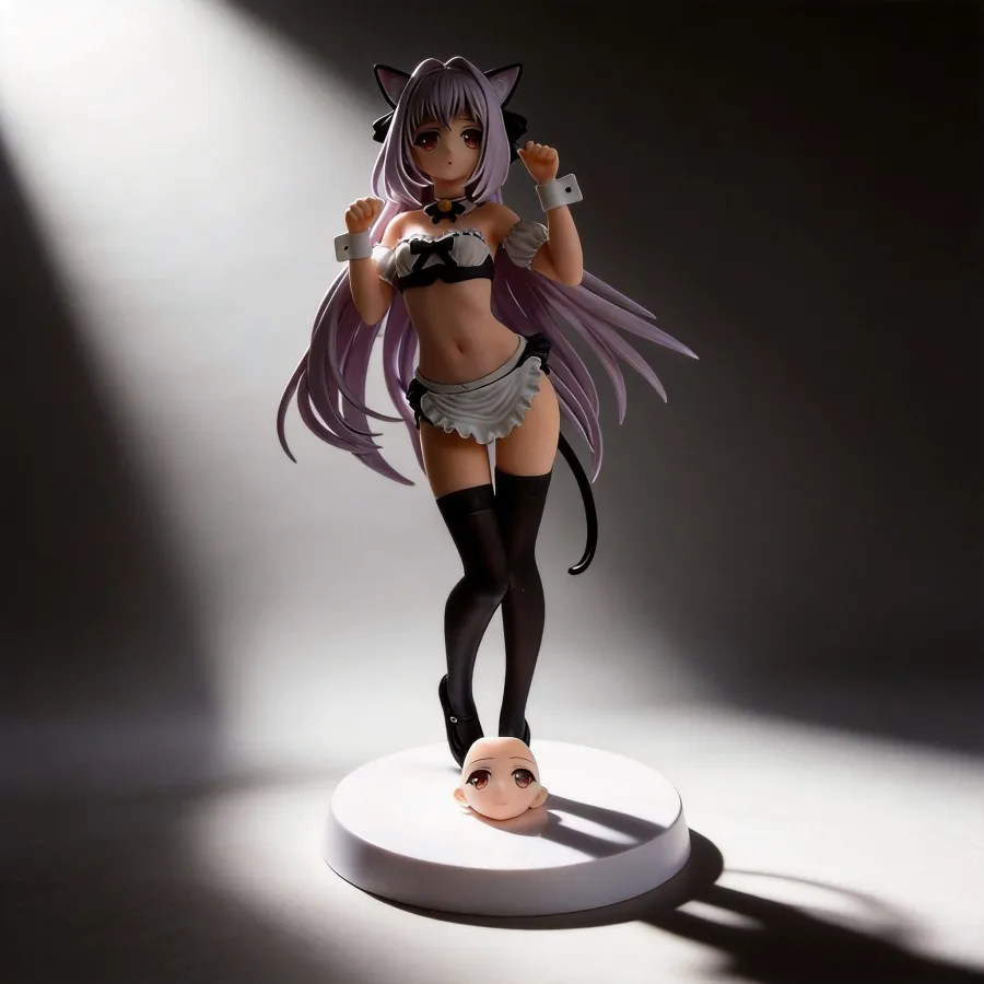 

Anime Figure Sakurakouji Luna (Black Cat Ear) - Tsukihime -A piece of blue glass moon- 27cm Anime Peripheral