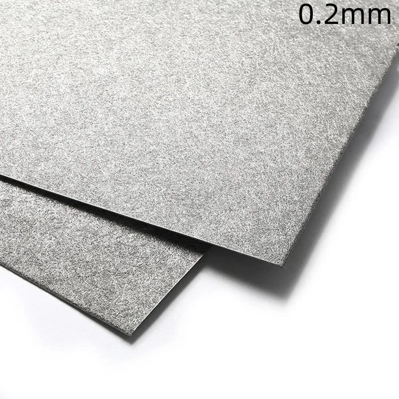 

100x100mmx0.20mm Fuel Cell Pure Ti Fibers Felt Titanium Fiber Felt