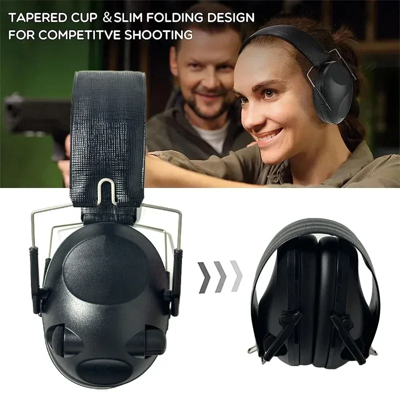 อัพเกรดใหม่ TAC 6S ป้องกันเสียงรบกวนหูฟังยุทธวิธียิงยุทธวิธียิงอิเล็กทรอนิกส์ Earmuff กีฬากลางแจ้งการล่าสัตว์