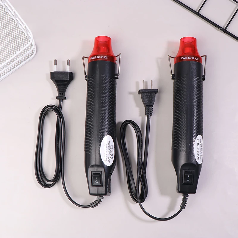 220/110V Hot Air Gun DIY Tool Heat Electric Power Tool Mini 300W Soldering Temperature Crafts Blower With Supporting Seat Shrink