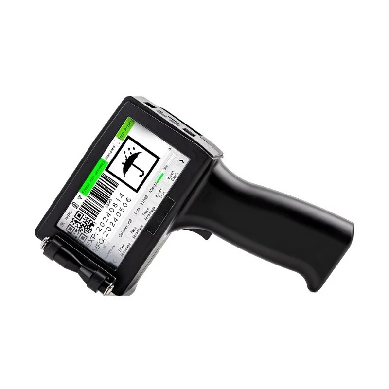 25.4Mm Portable Handheld Expiration Date Batch Coder G60 TIJ Industrial Inkjet Printer for Carton Food Packaging
