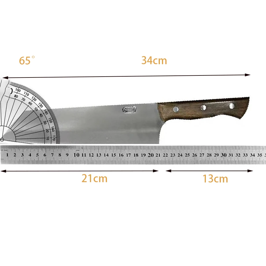 Kiritsuke Knife 3 Layers BG42 Aviation Special Steel Blade Razor Sharp Chef Cleaver Slicing Handmade Longquan Kitchen Knives