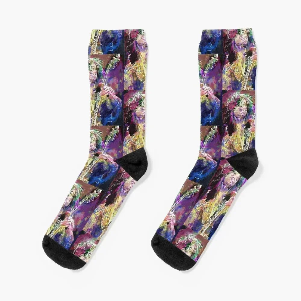 Jimmy Page Socks Soccer winter thermal shoes Boy Child Socks Women's