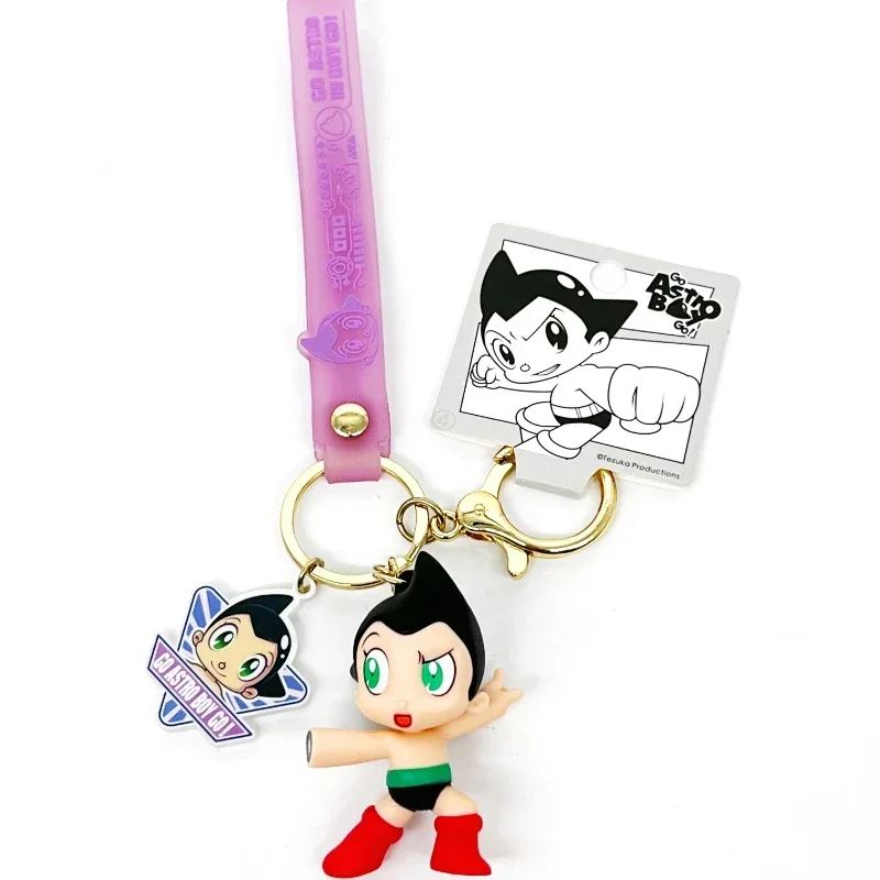 Astro Boy Car Keychain Pendant Cartoon Men\'s Bag School Bag Pendant Exquisite Women\'s Birthday Creative Gift